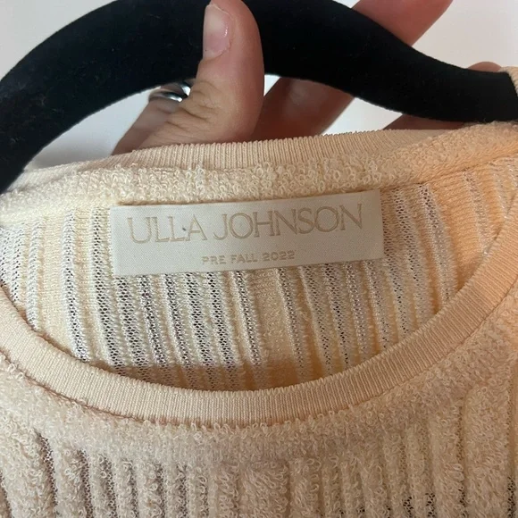 Ulla Johnson Cream Textured Knit Top - Picture 3 of 3